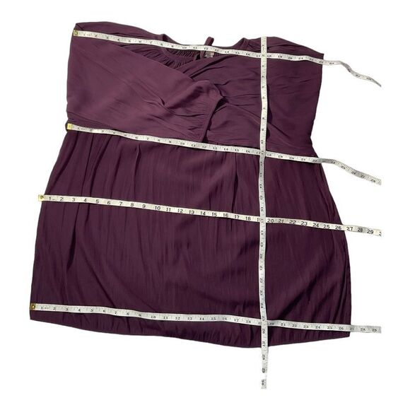 Chicos Women’s Purple Paris Poet long sleeve Blouse Size 3 US/16/18 - Picture 10 of 14